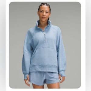 Lululemon Athletica Blue Half-Zip Sweatshirt